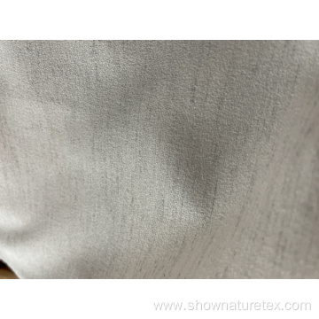 polyester rayon spandex slub effect crepe fabric for lady's